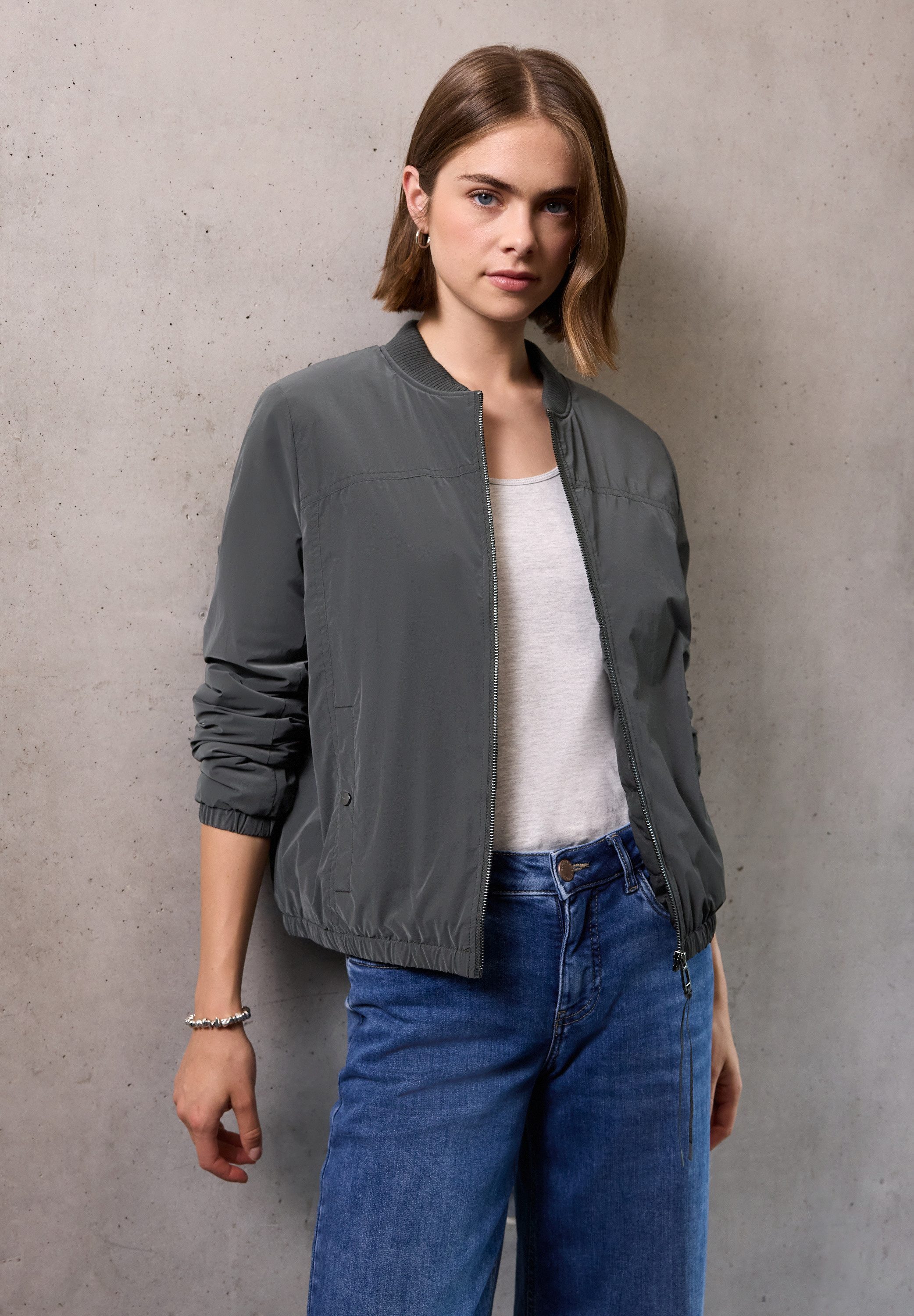 STREET ONE STUDIO Blouson mit Elastiksaum