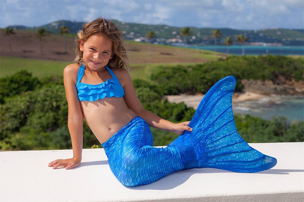 Fin Fun Monoflosse Fin Fun Textil OHNE Monoflosse Kindergrößen - Arctic Blue