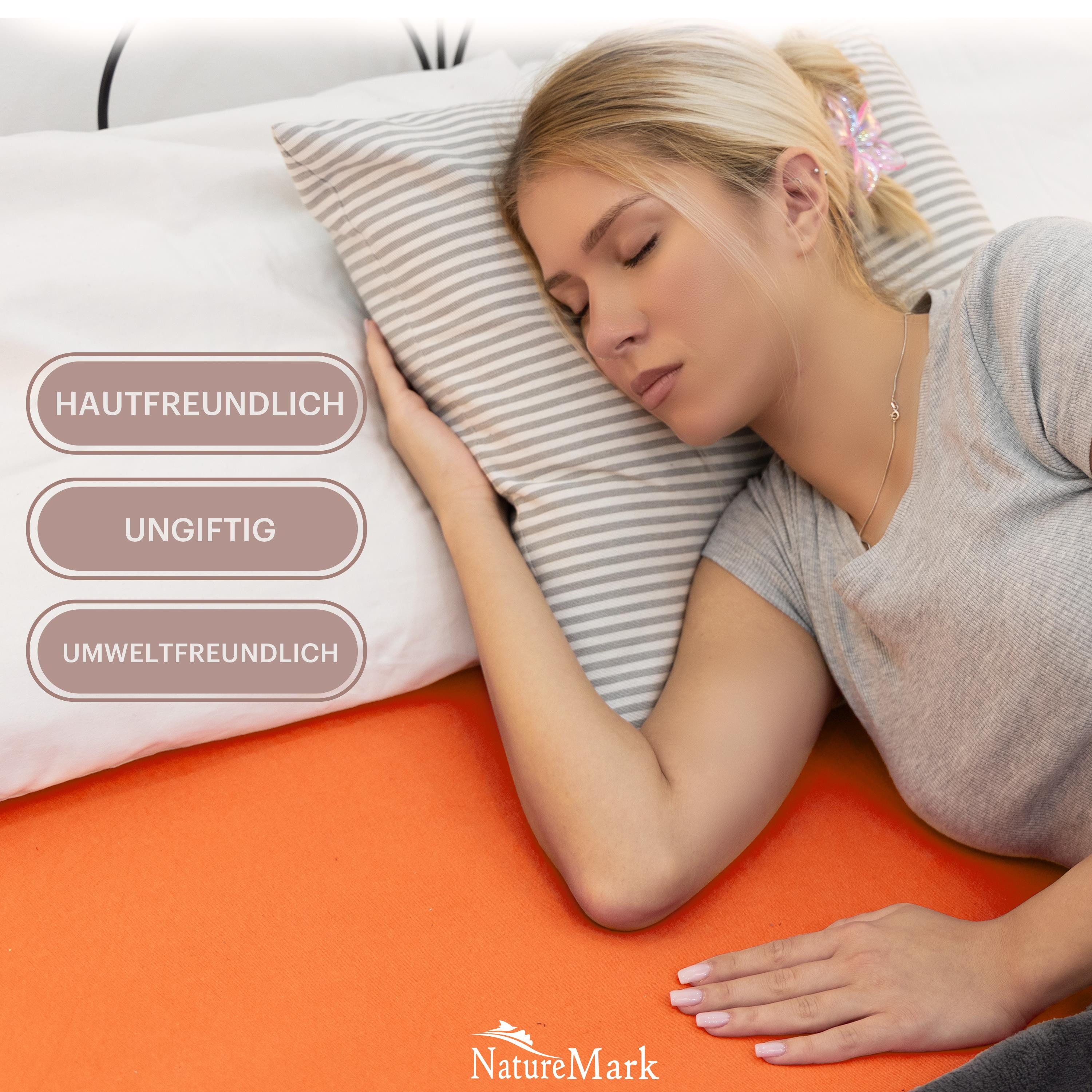 NatureMark Spannbettlaken Jersey Basic Spannbetttuch, 100% Baumwolle, Gummi günstig online kaufen