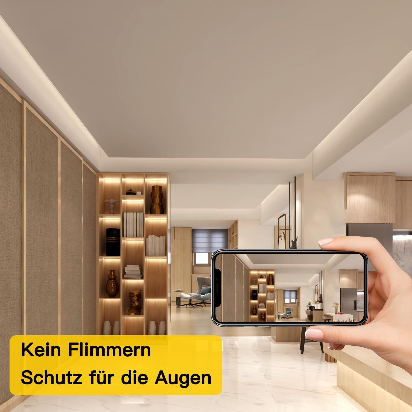 ZMH LED-Leuchtmittel GU10 LED 4W Leuchtmittel Abstrahlwinkel 110° Wohnzimmer Nicht Dimmbar, GU10, 10 St., 3000K, Reflektor Birne Glühlampen Strahler Spot