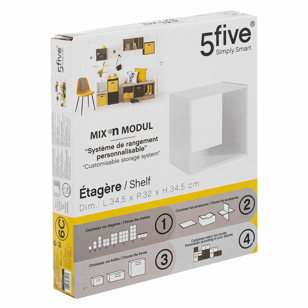 5five Simply Smart Regalelement Regalfach Mix N Modul 1x1, modular kombinierbar