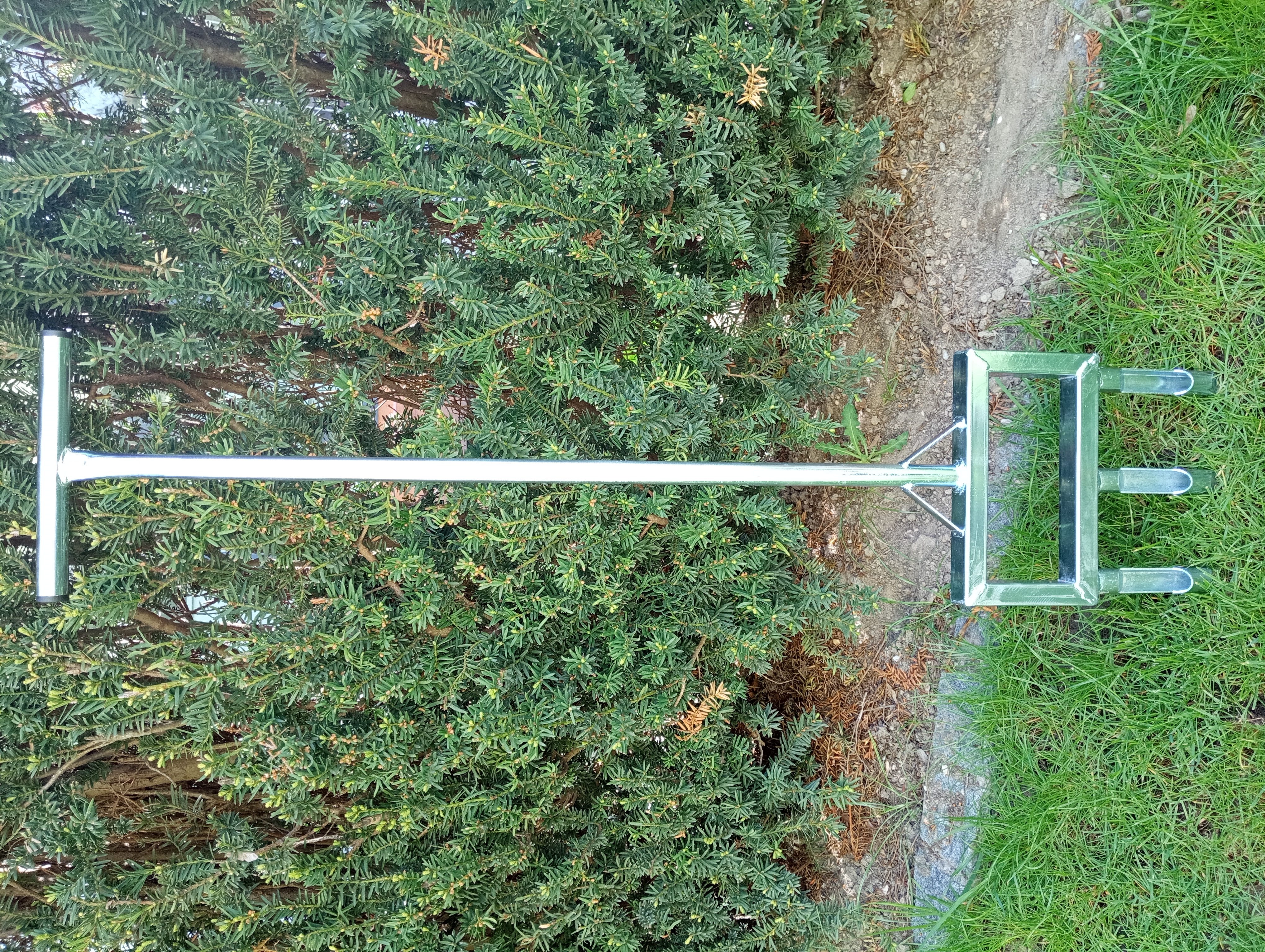 SattesGrün Vertikutierer Gartengabel Aerifizierer Rasenbelüfter Aerifiziergabel, (Vertikutierer Rasen sanden pflegen) – Bild 5 von 5