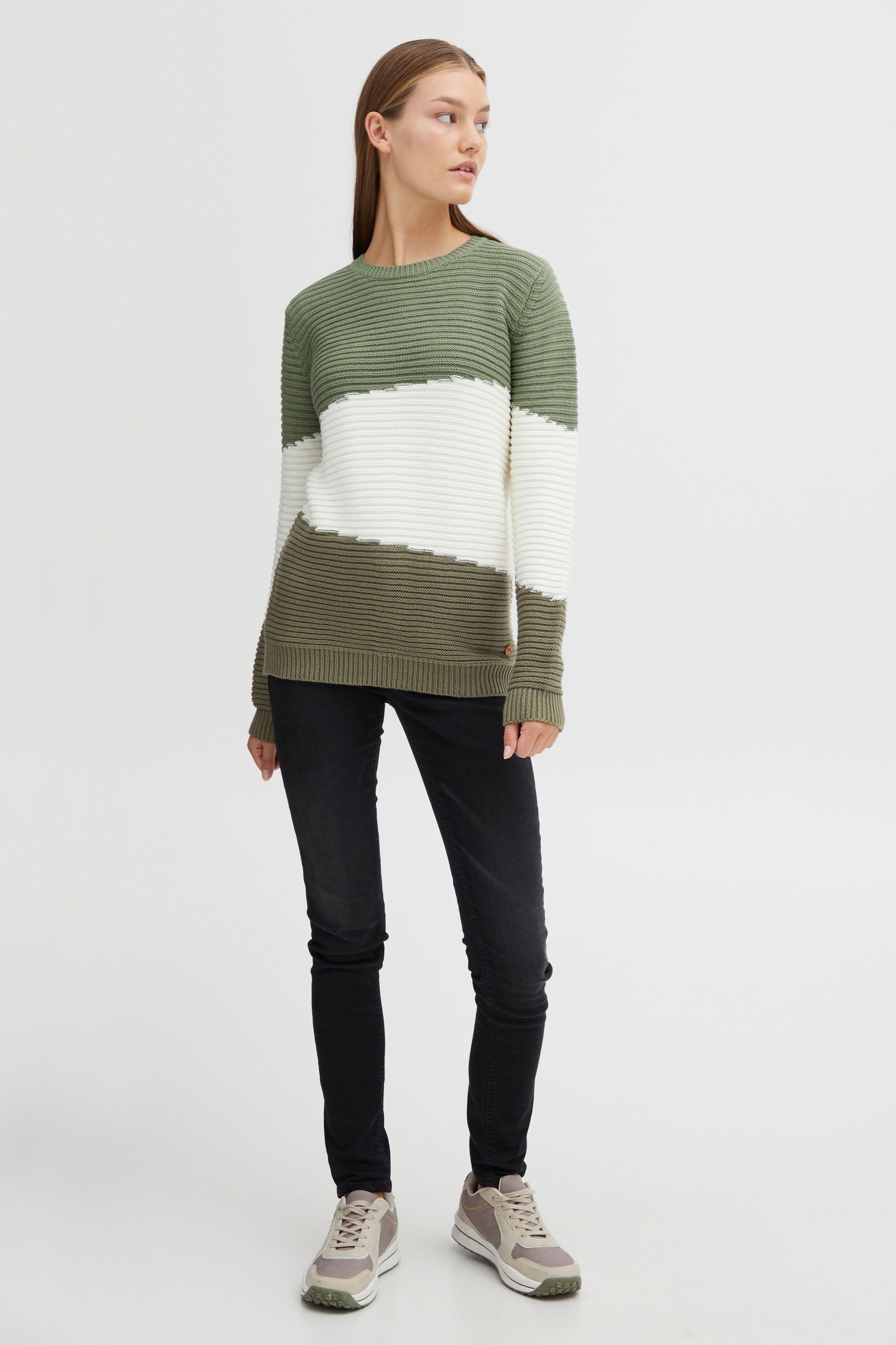 OXMO Strickpullover OXOlma Pullover in Fein-Strick Optik günstig online kaufen