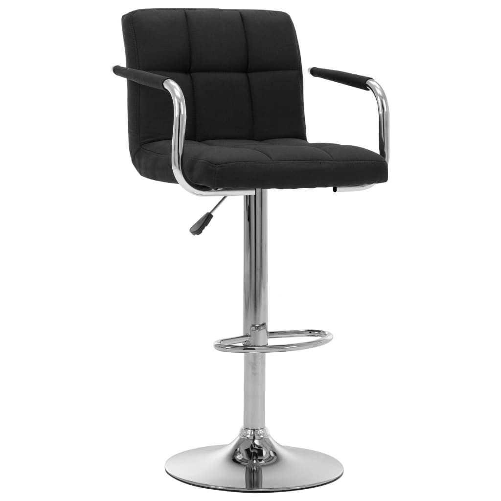 vidaXL Barhocker Barhocker Schwarz Stoff (1 günstig online kaufen
