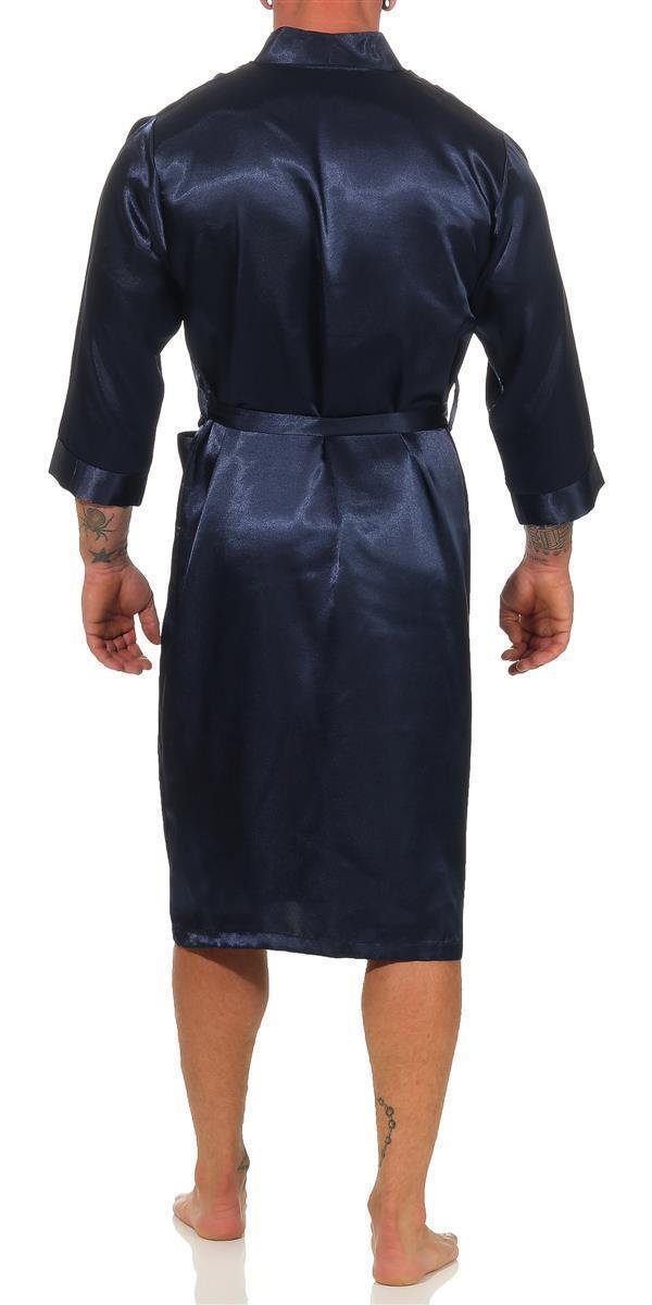 EloModa Morgenmantel Herren Morgenmantel Robe Bathrobe Bademantel Satin, M günstig online kaufen