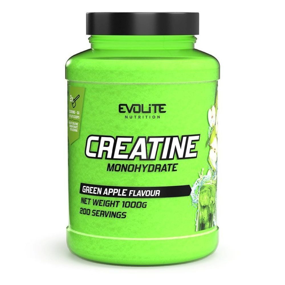 Evolite Nutrition EVOLITE CREATINE Monohydrat 1000g / Kreatin Pulver / Creatin 1Kg Pulver