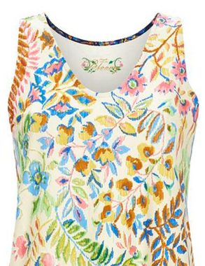 Ringella Nachthemd Ärmelloses Strand Kleid 'Bloomy' 3251006, Vanille