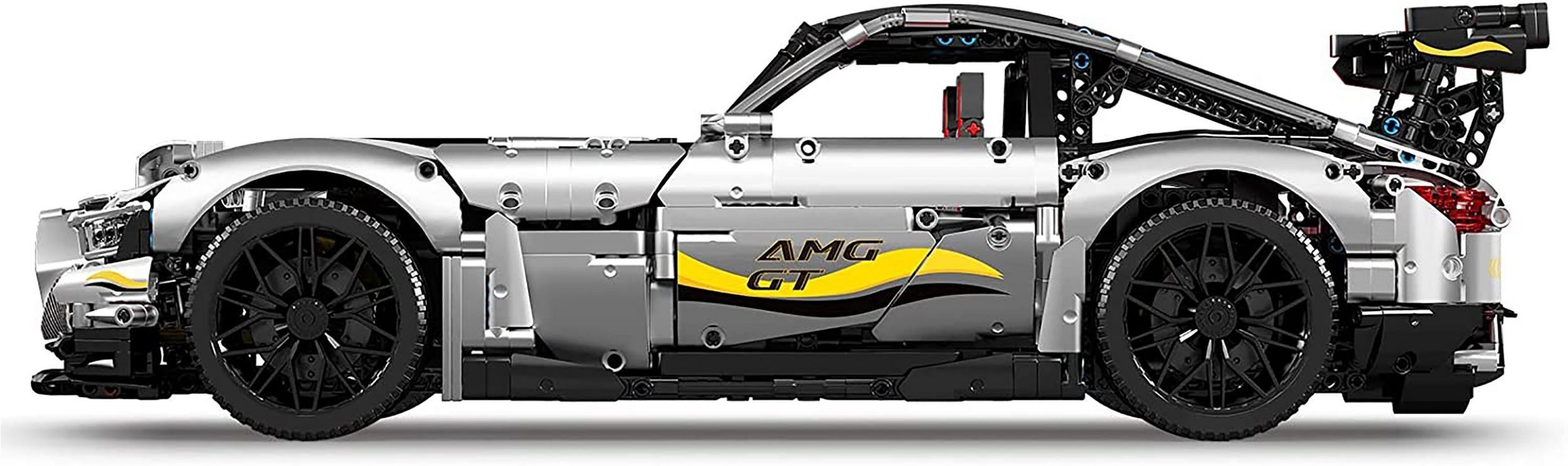 Mould King 13126 AMG GT Quicksilver Sportwagen Konstruktionsspielsteine, (2872 St) – Bild 5 von 5