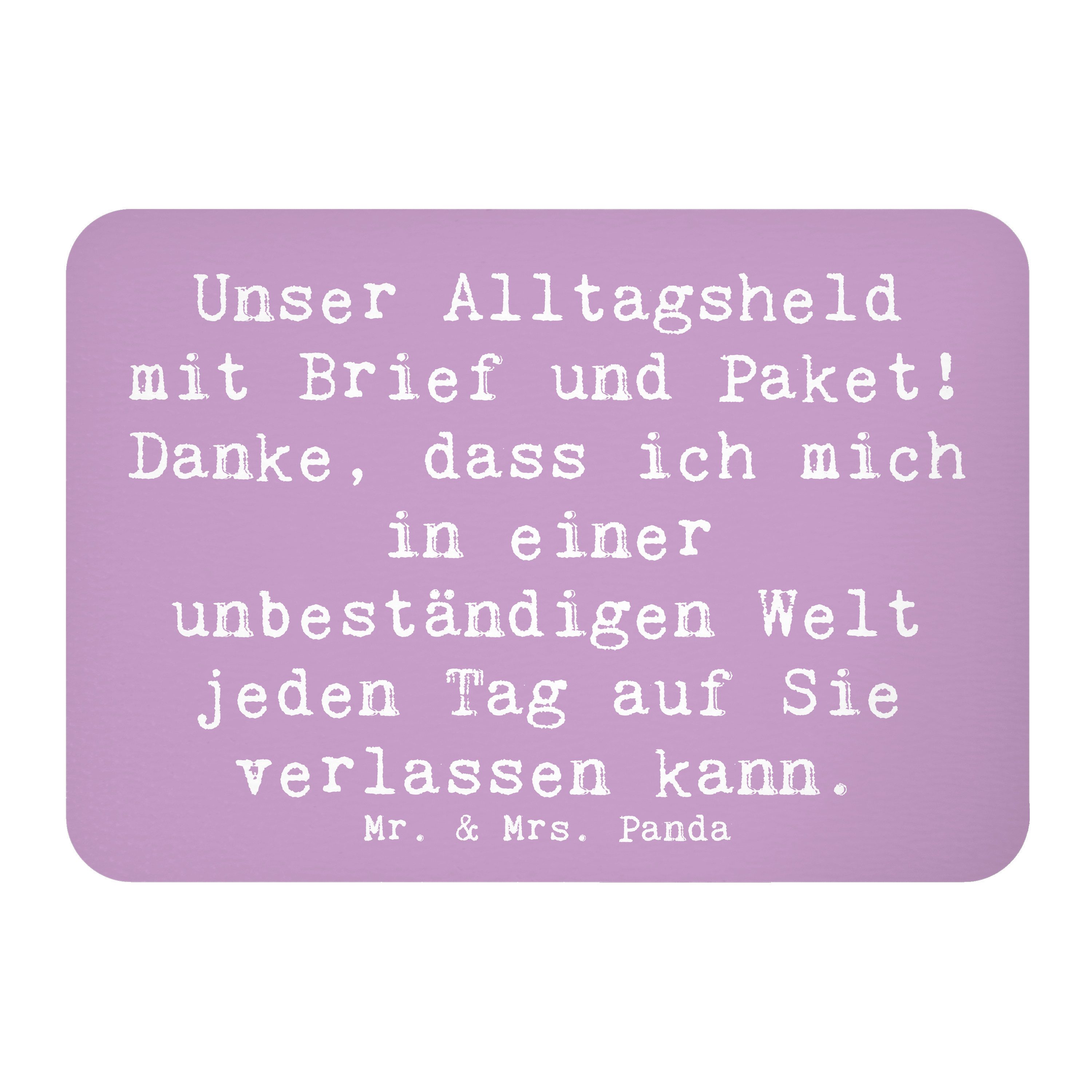 Magnet Spruch Briefe & Pakete - Lavendeltraum - Geschenk, Paketbote, Alltags