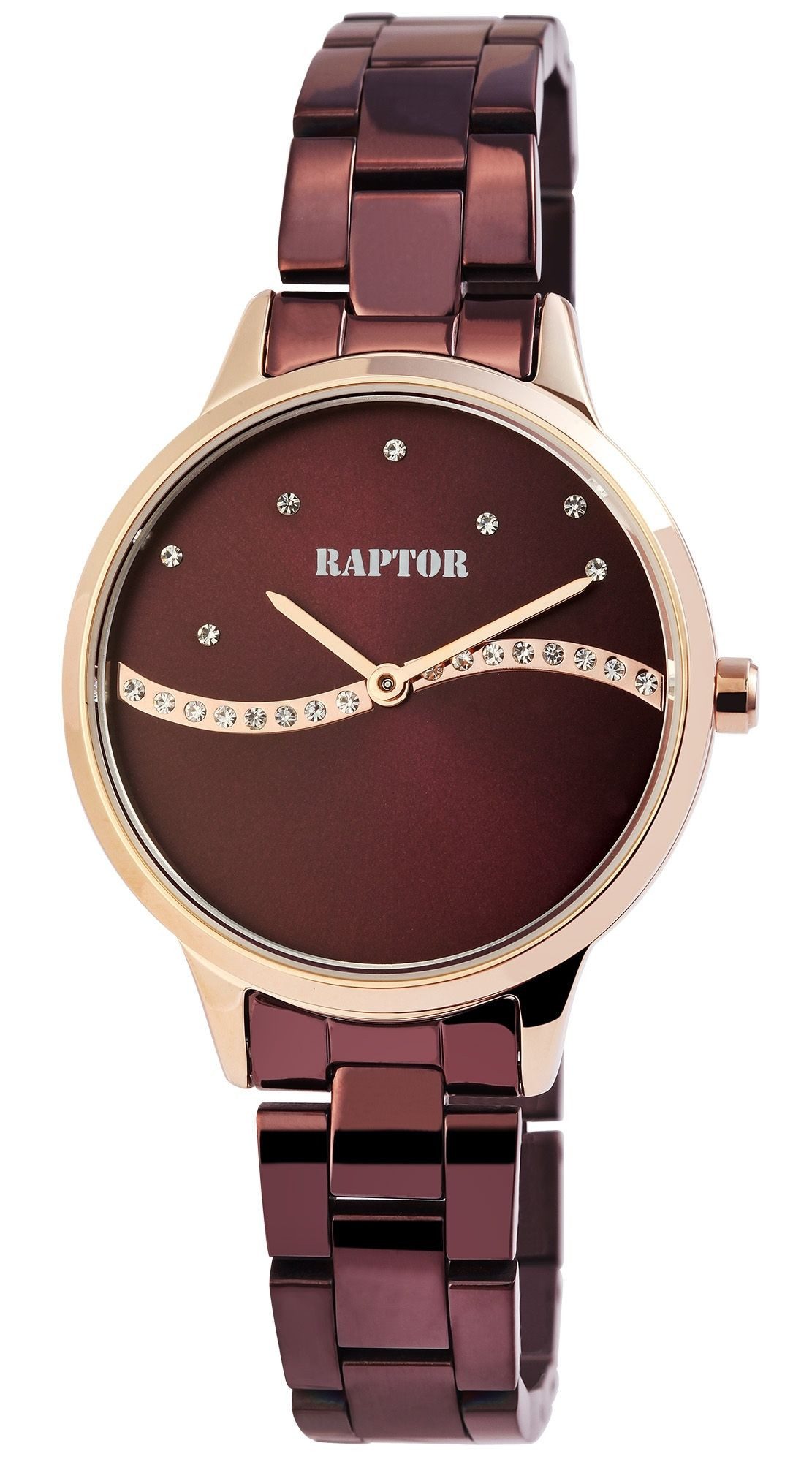 Raptor Quarzuhr Flake Raptor Damenuhr "Flake" mit Edelstahlband