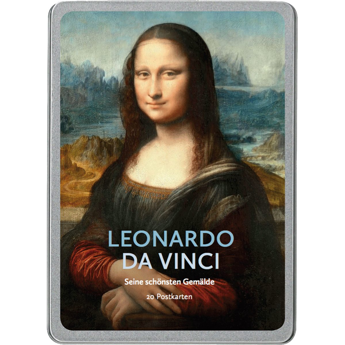 Papermoon Postkarte Leonardo da Vinci: Seine schönsten Gemälde, 20 Postkarten gedruckt