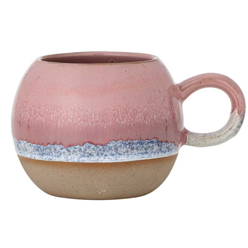 Bloomingville Becher Bloomingville JUMBO Becher PAULA Rosa mit Henkel