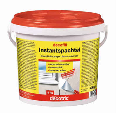 decotric® Spachtelmasse Decotric Decofill Instantspachtel 4 kg