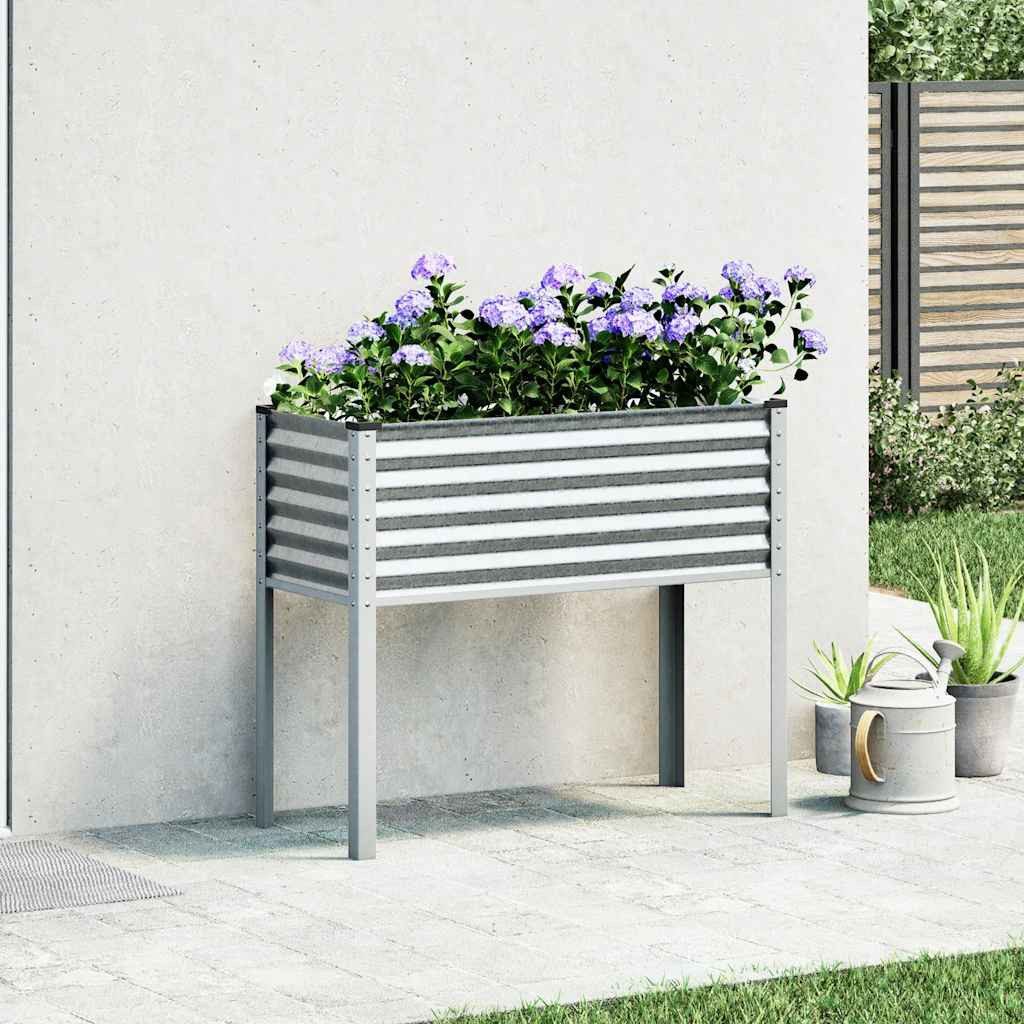vidaXL Blumentopf Pflanzkübel 100x45x90 cm Verzinkter günstig online kaufen