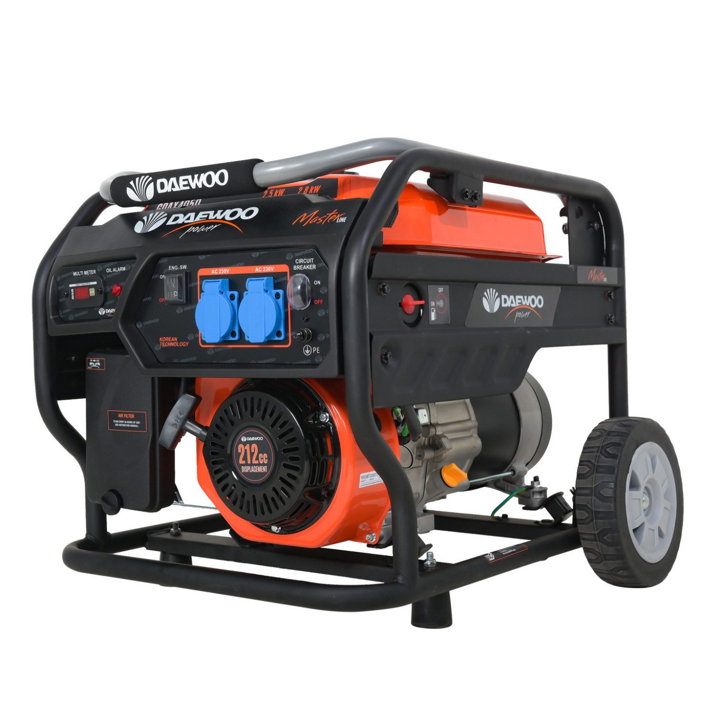 Daewoo Power Products Stromgenerator DAEWOO 4 Takt Benzin E-Start Генераторы Generator GDAX4050