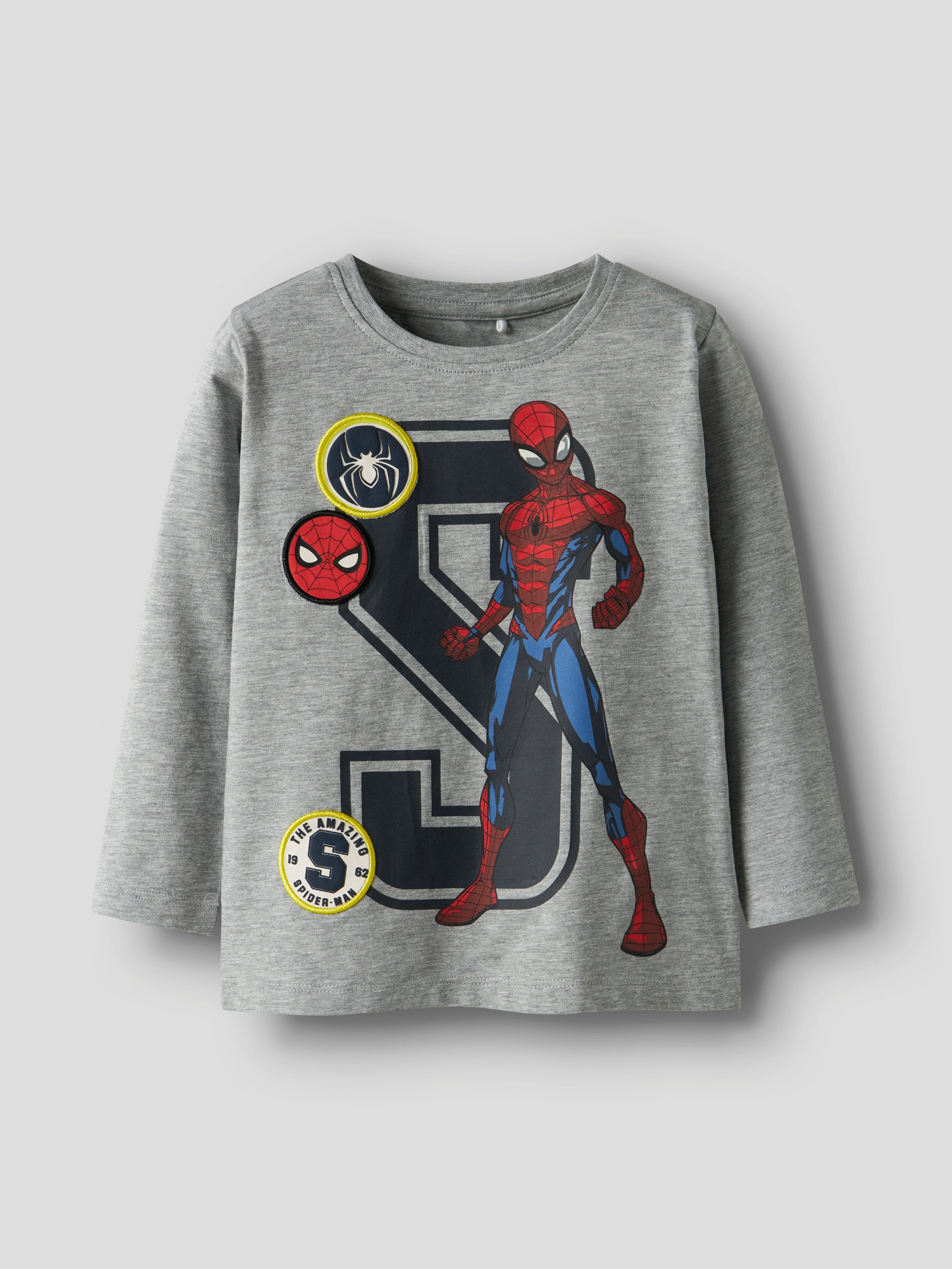 Name It T-Shirt NMMDEEP SPIDER LS NREG TOP BOX NOOS MAR