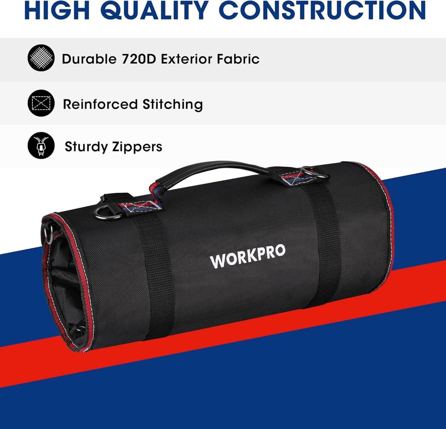 Thumbnail - LuxusKollektion Multitool Werkzeugtasche Rolltasche 57*36CM aus 720D Polyester, große Kapazität