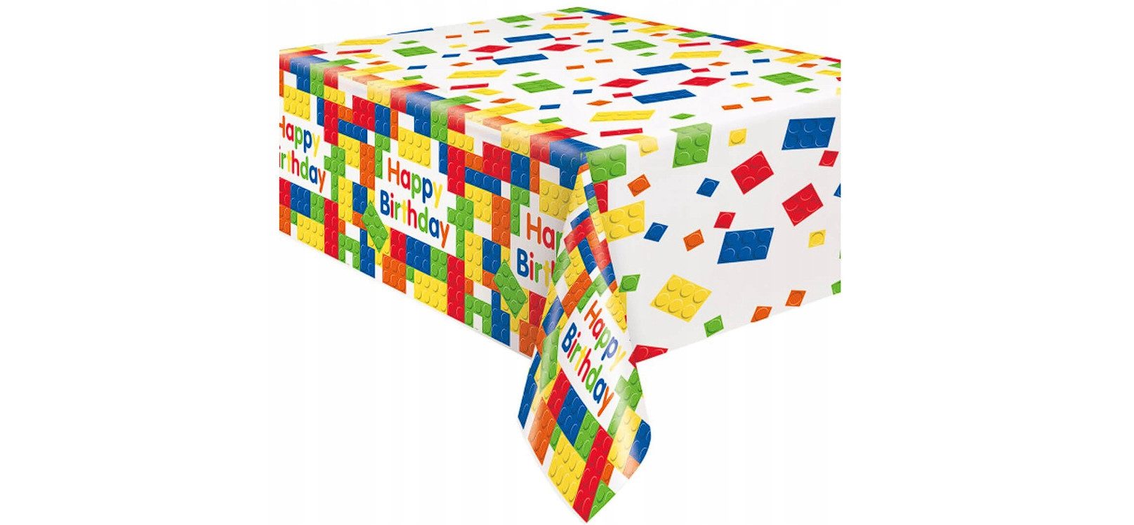 Festivalartikel Tischdecke Brick Geburtstagsfeier Folien-Tischdecke 137x213cm