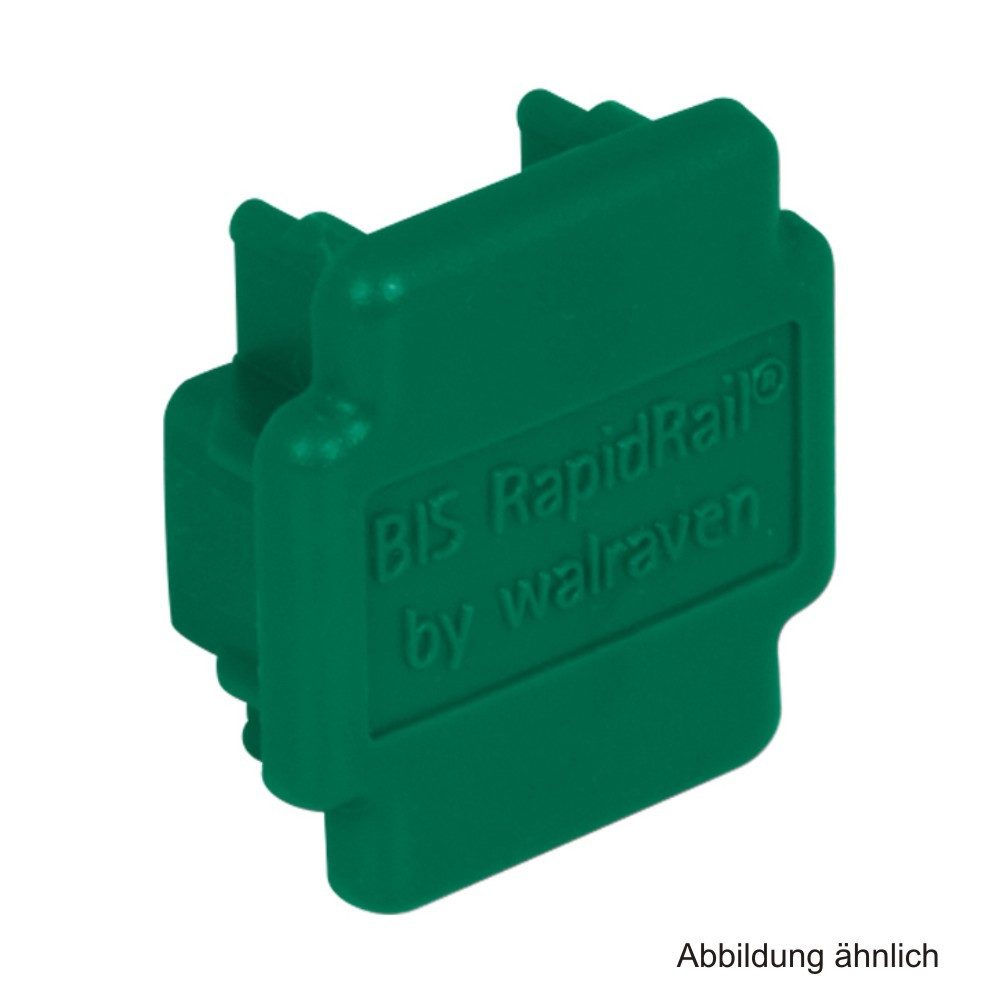 Walraven Rohrschelle BIS Kunststoffendstopfen für Schiene WM35 (38x40 mm)