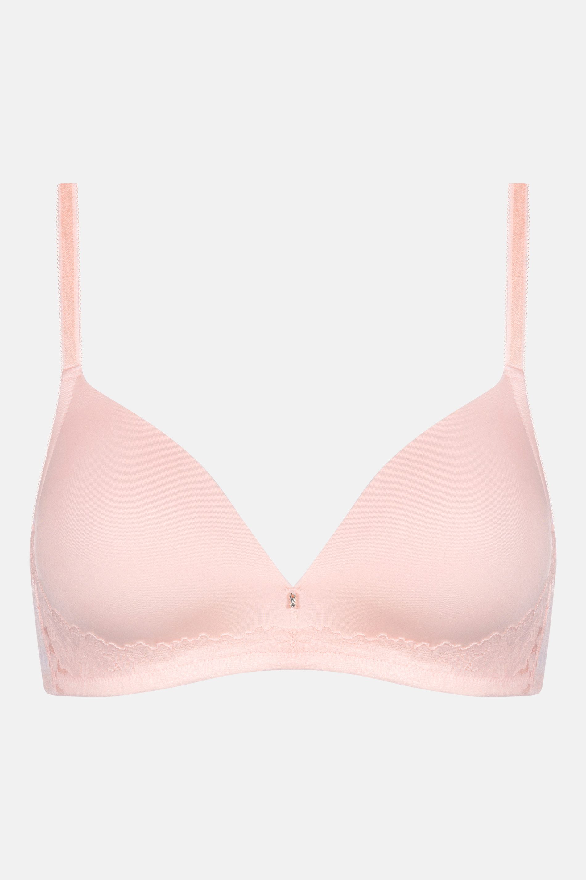 Mey Bügelloser BH Mey Damen Bi-Stretch-BH, bügellos Serie Luxurious (1-tlg., 1) Bralette mit floraler Spitze, Zierträger
