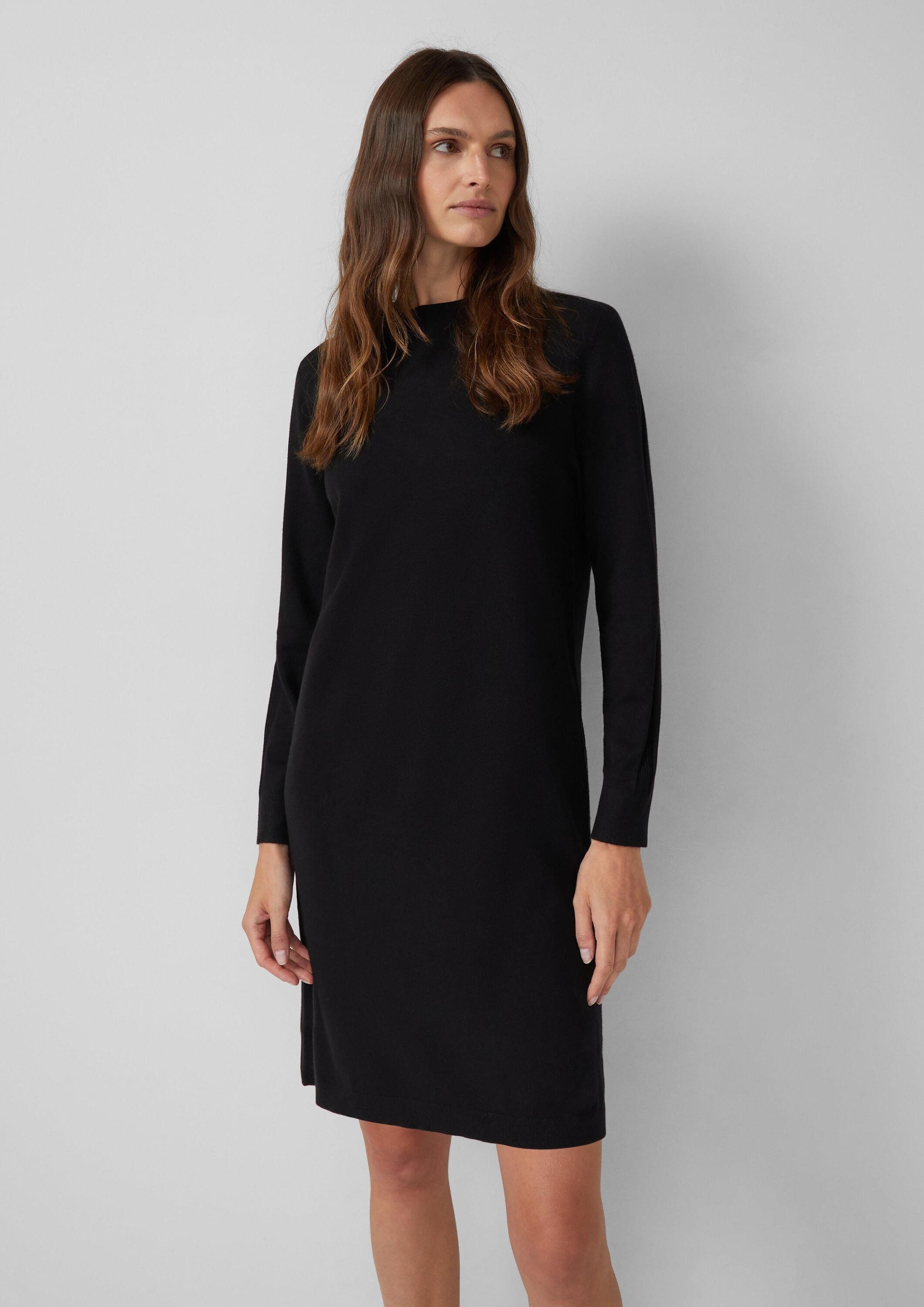 s.Oliver Midikleid Kleid Feinstrickkleid mit Ripp-Detail günstig online kaufen