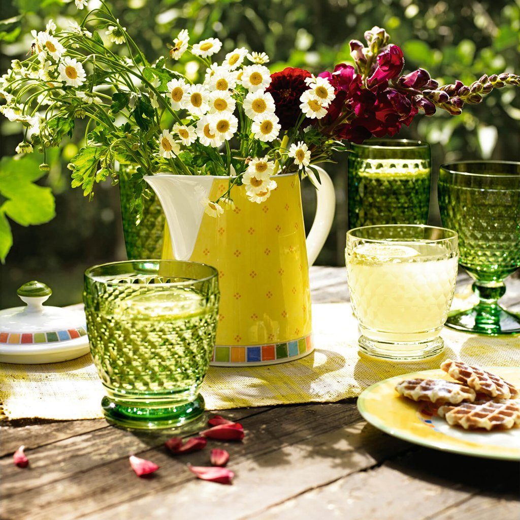 Villeroy & Boch Tumbler-Glas Boston Becher, 1-tlg., Glas, Kristallglas, spülmaschinenfest, Made in Germany