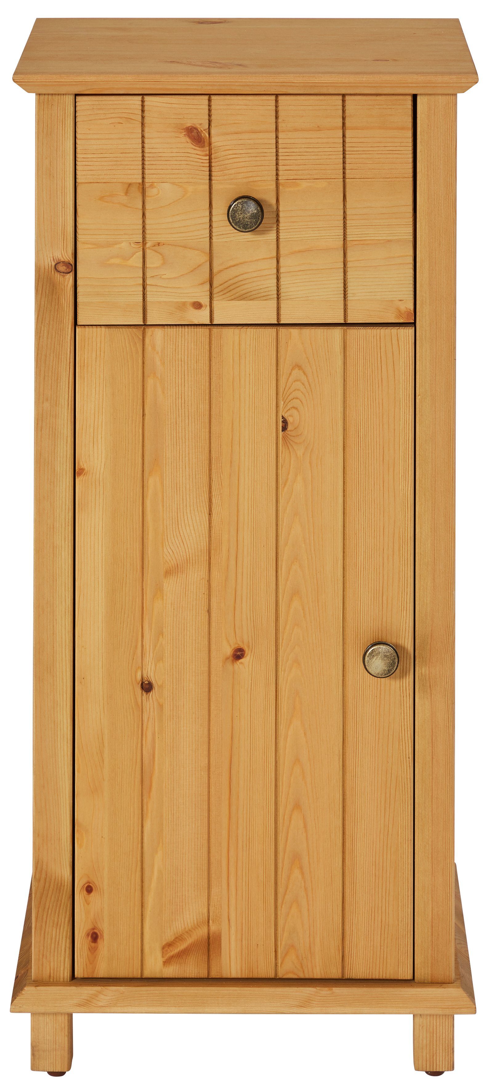 Home affaire Unterschrank Vili Breite 34 cm, Badezimmerschrank aus Massivholz, Kiefernholz