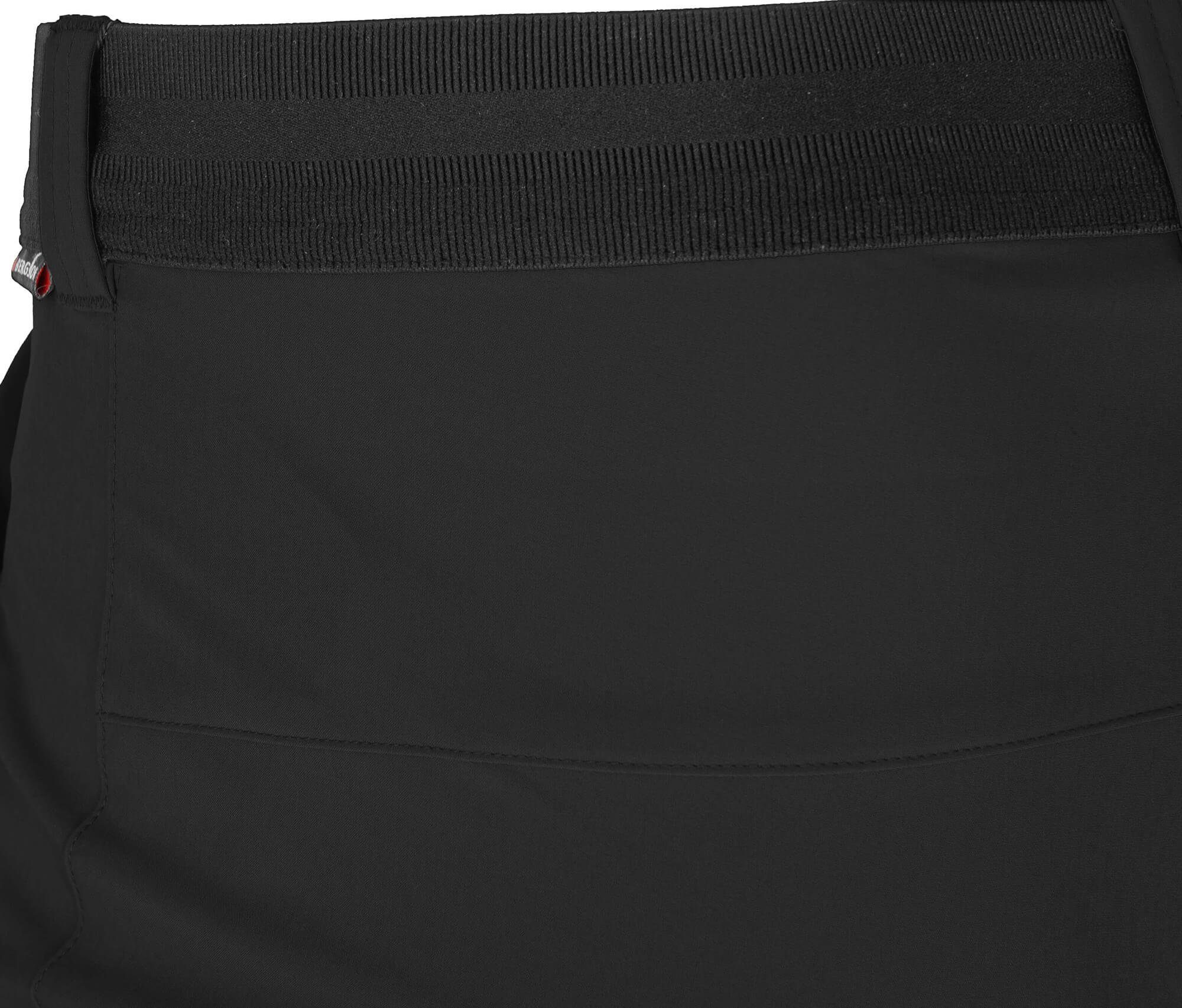 Normalgrößen Bergson Bermuda schwarz Outdoorhose elastisch, Herren FROSLEV recycelt, Taschen, Wandershorts, 8