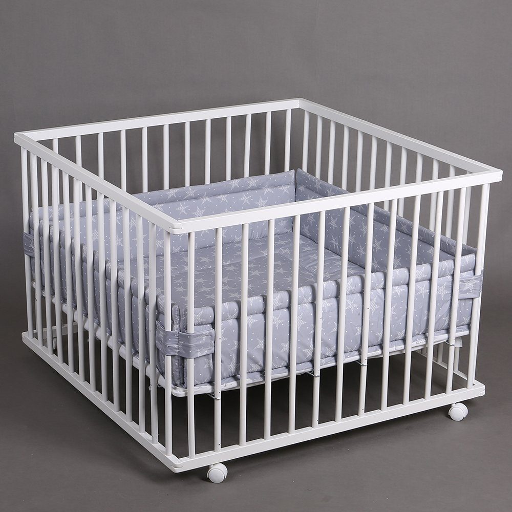 TIGGO Laufgitter Laufgitter Laufstall Babylaufstall 100x100cm günstig online kaufen
