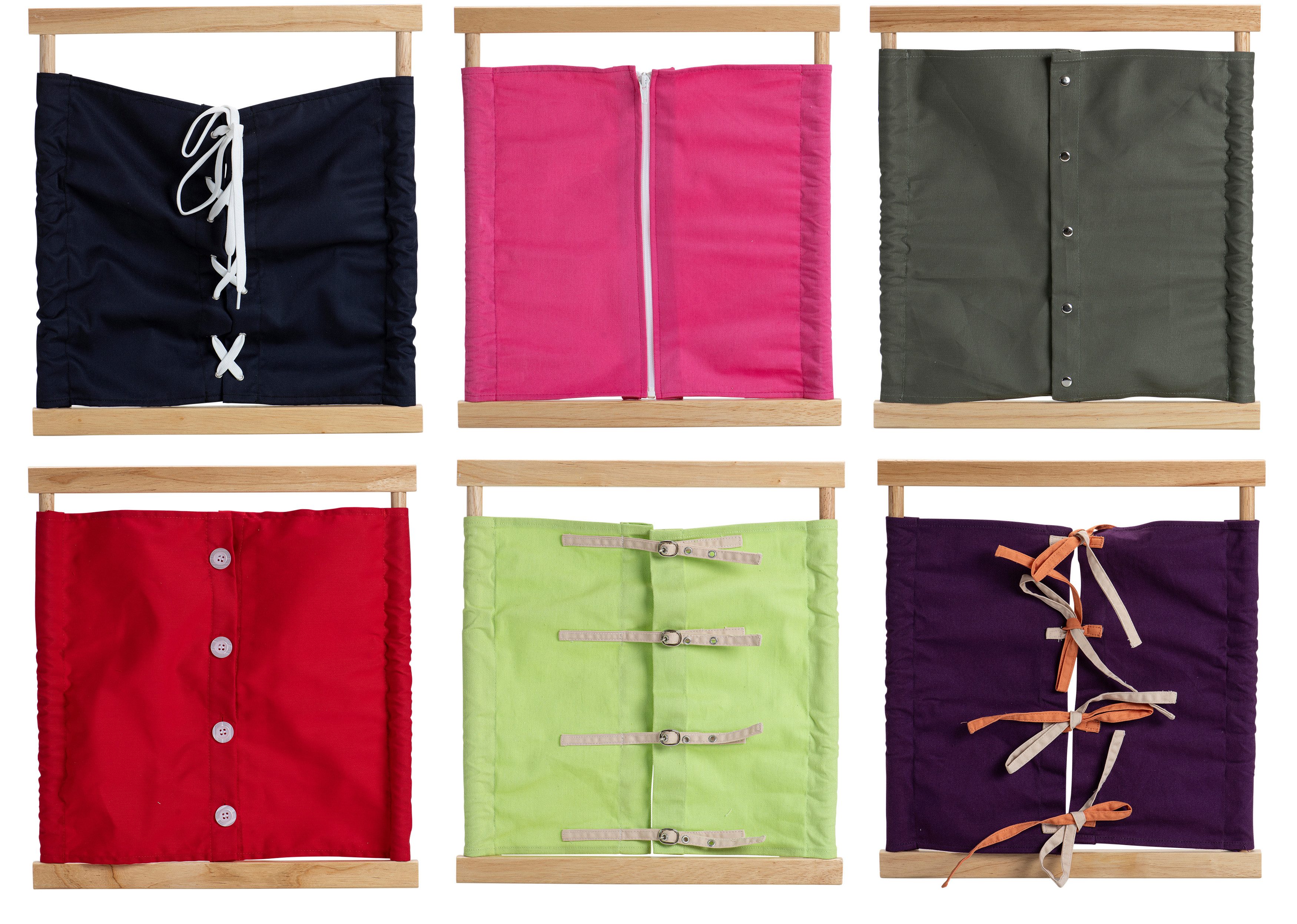 Betzold Motorikbrett Lernrahmen-Set: Verschlüsse