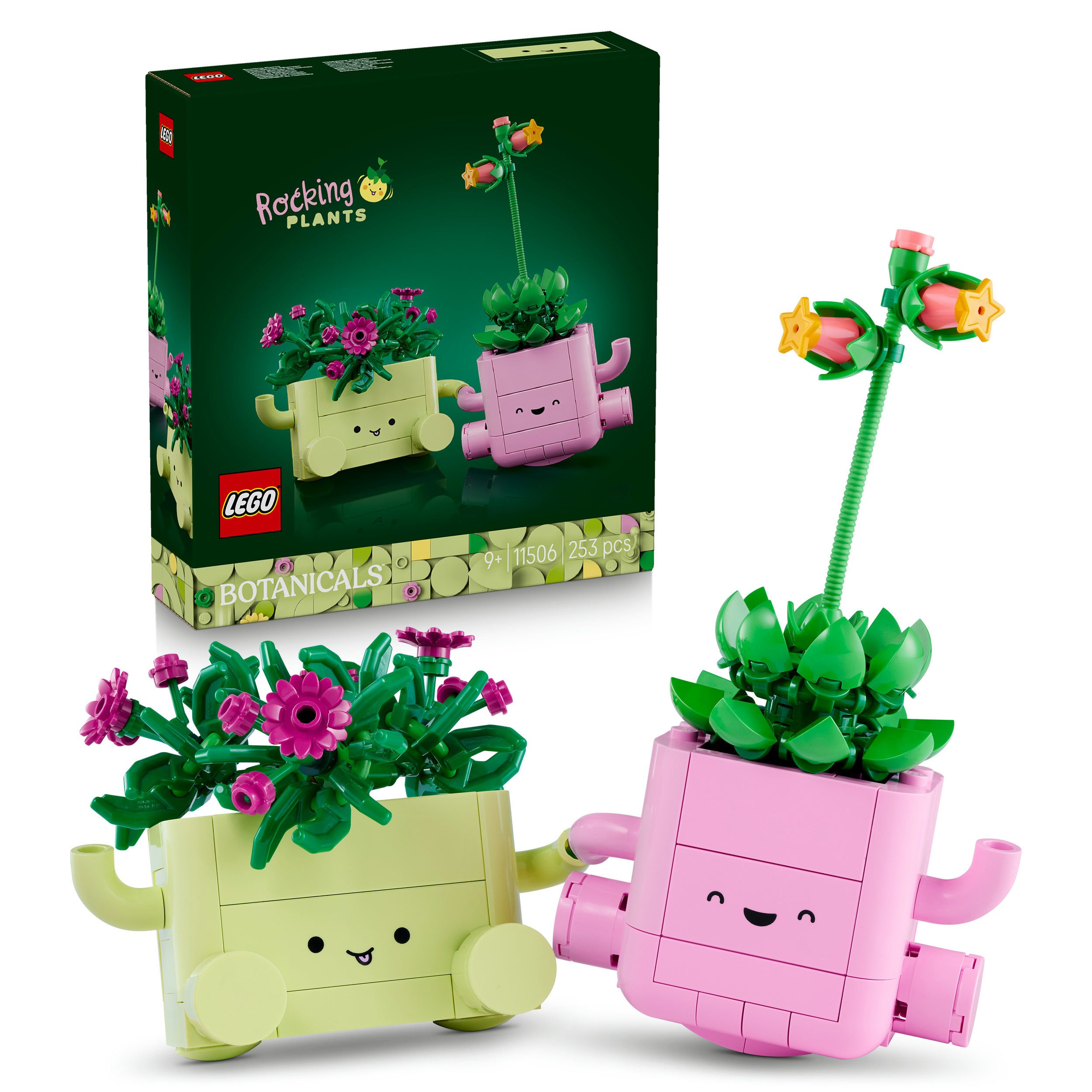 LEGO® Schaukelnde Pflanzen (11506), LEGO Botanicals Konstruktionsspielsteine, (253 St)