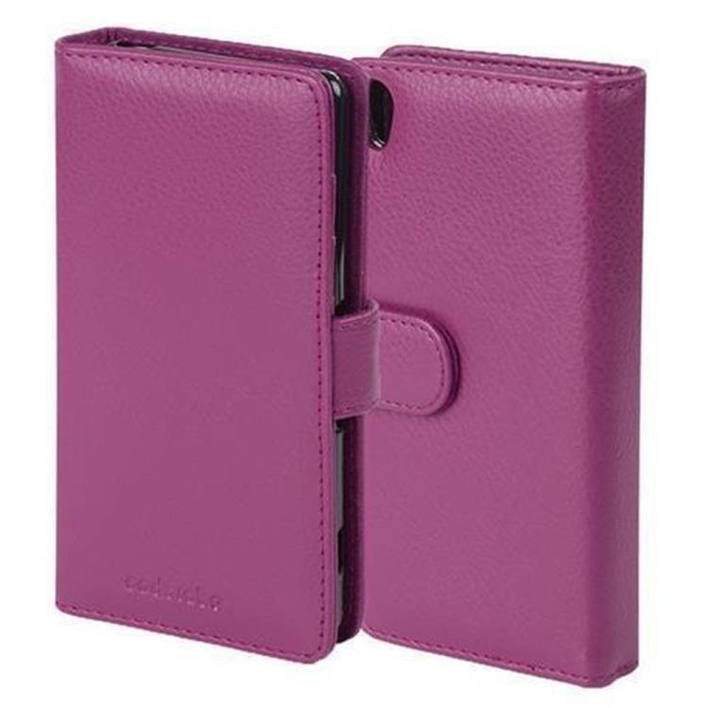 Cadorabo Handyhülle für Sony Xperia Z5 Hülle Sony Xperia Z5, Klappbare Handy Schutzhülle - Hülle - mit Standfunktion und Kartenfach
