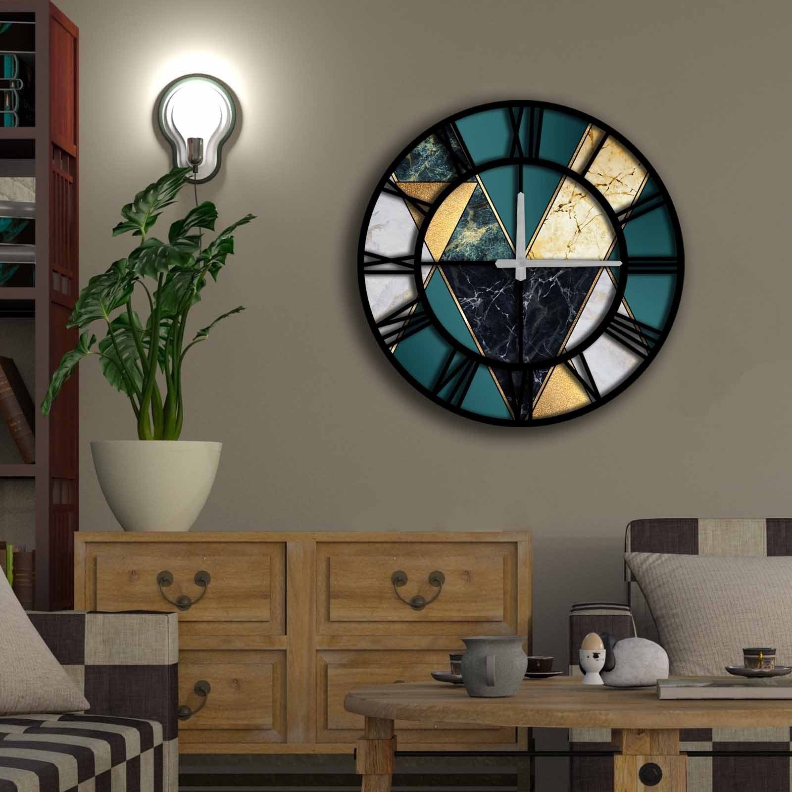 Wallity Wanduhr 100% MDF (Thickness: 5 günstig online kaufen