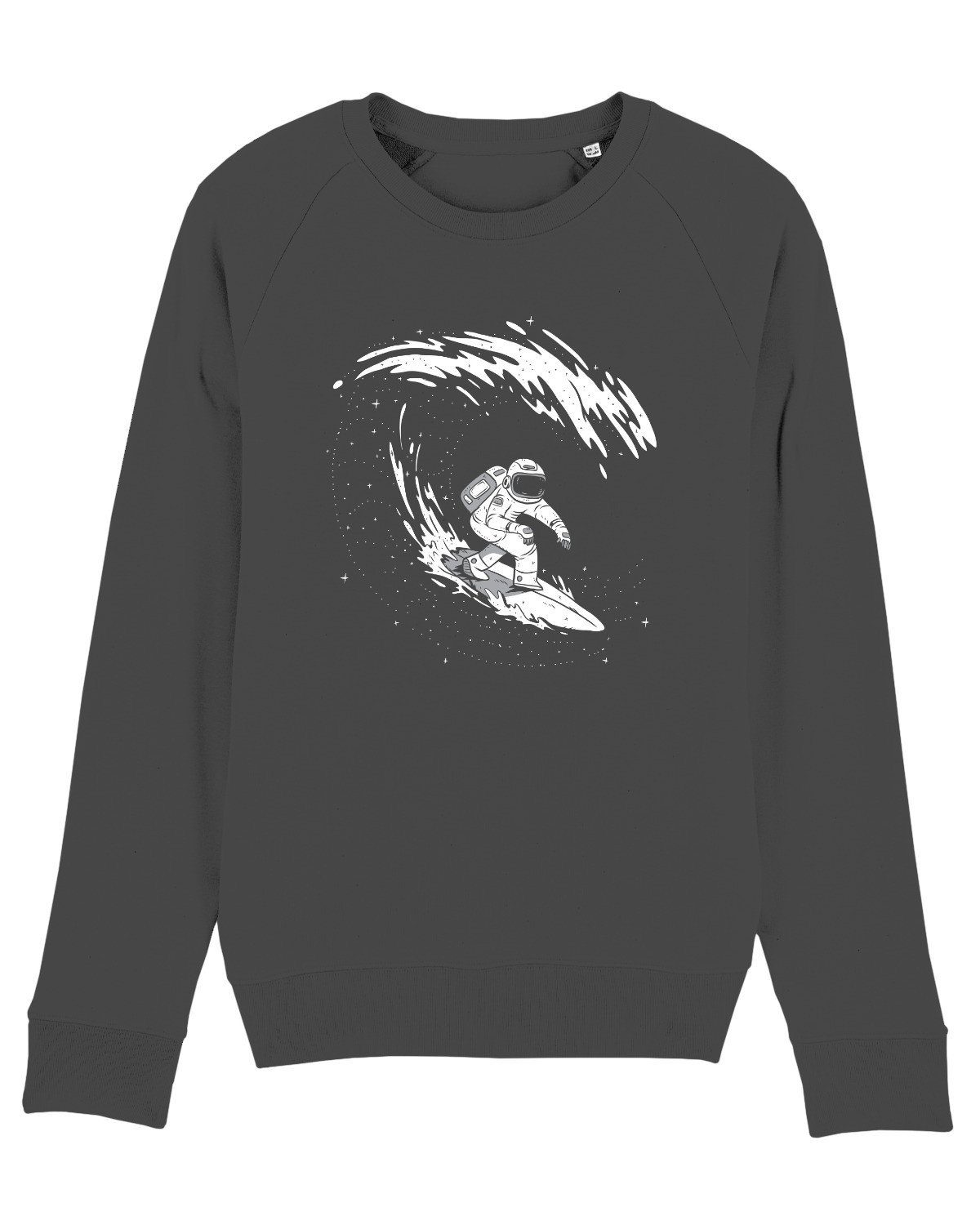 wat? Apparel Sweatshirt Surfing Spaceman antrazit (1-tlg)