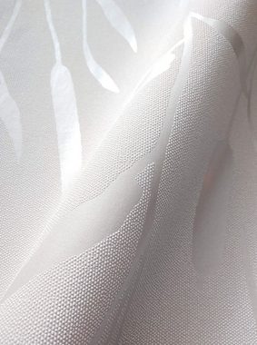 Newroom Vliestapete, Grau Tapete Floral Glänzend - Glanztapete Schilfrohr Hellgrau Weiß Grafisch Modern Schilf Pflanze für Wohnzimmer Schlafzimmer Küche