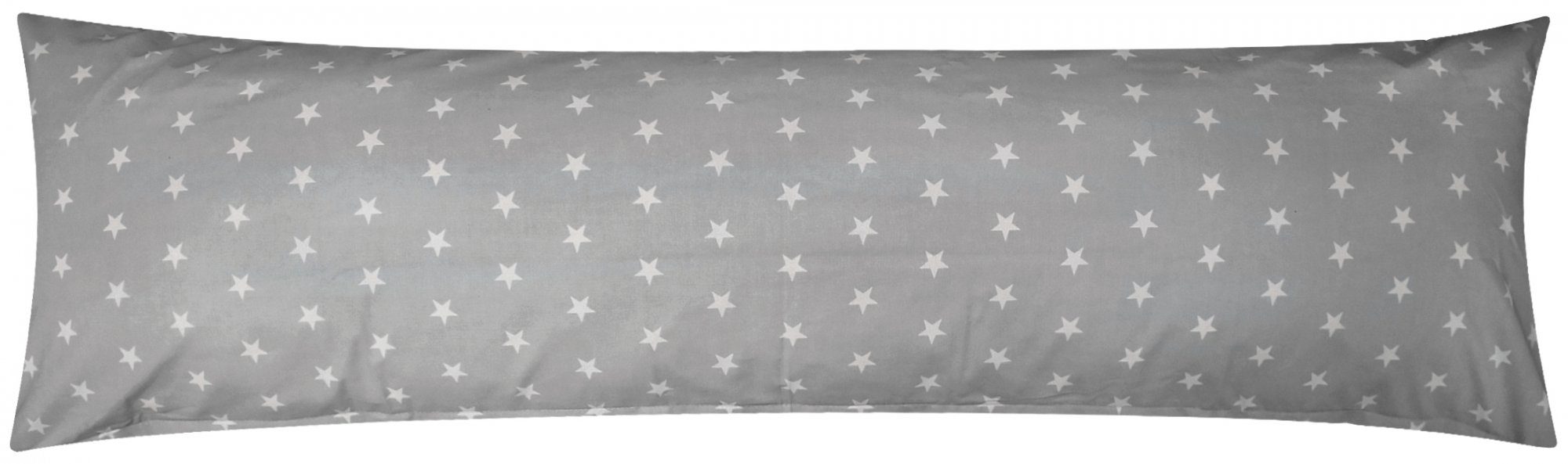 Heubergshop Seitenschläferkissenbezug, (1 Stück), 40x145cm Sterne in grau, günstig online kaufen