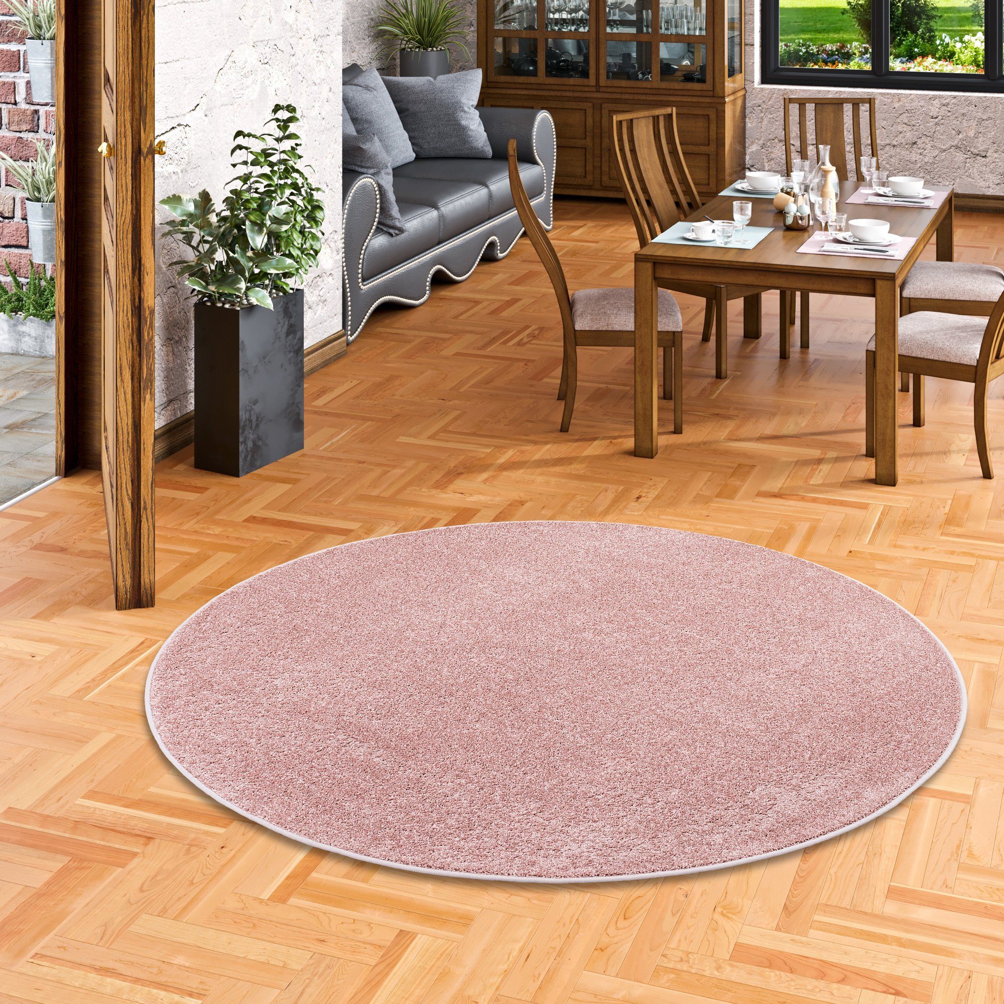 Snapstyle Veloursteppich Hochflor Velours Teppich Luna günstig online kaufen