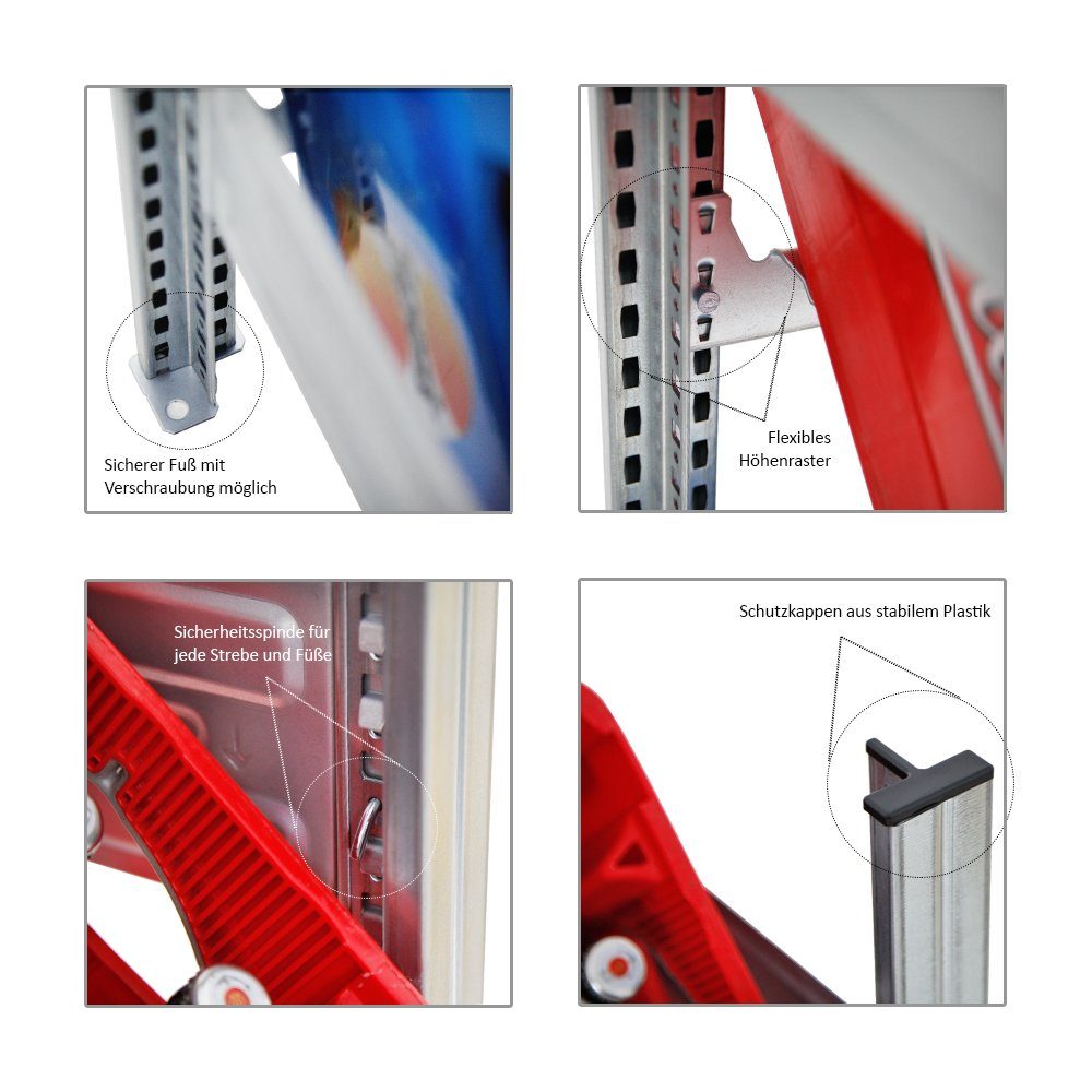 PROREGAL® Weinregal Flaschen- & Getränkekistenregal CHIEMSEE VINO Made in Germany