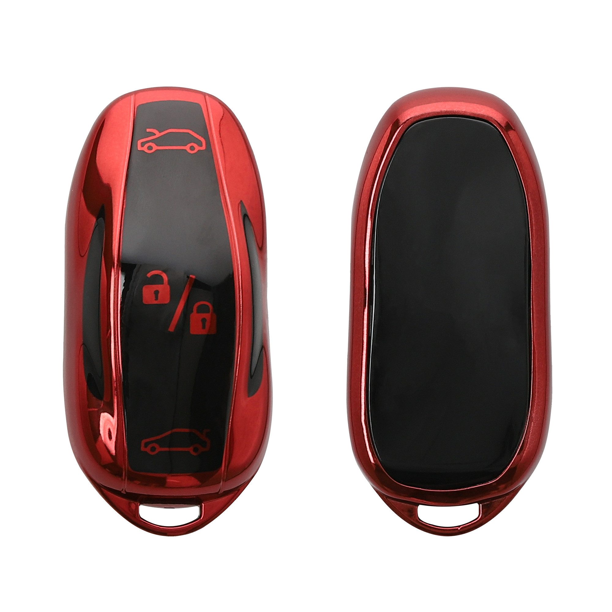 kwmobile Schlüsseltasche Autoschlüssel Hülle für Tesla (1-tlg), Schlüsselhülle Silikon Case Schlüssel Cover
