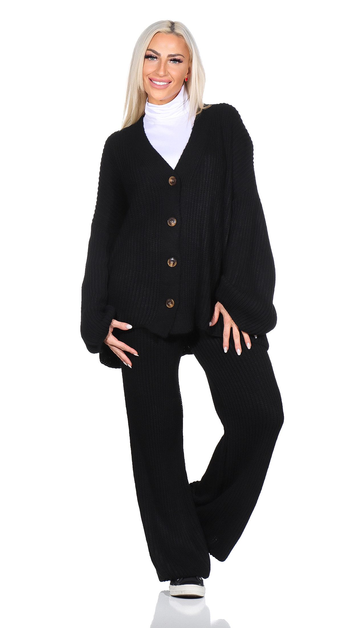 OriginalYou Cardigan Damen Strick-Set Oversize Jacke günstig online kaufen