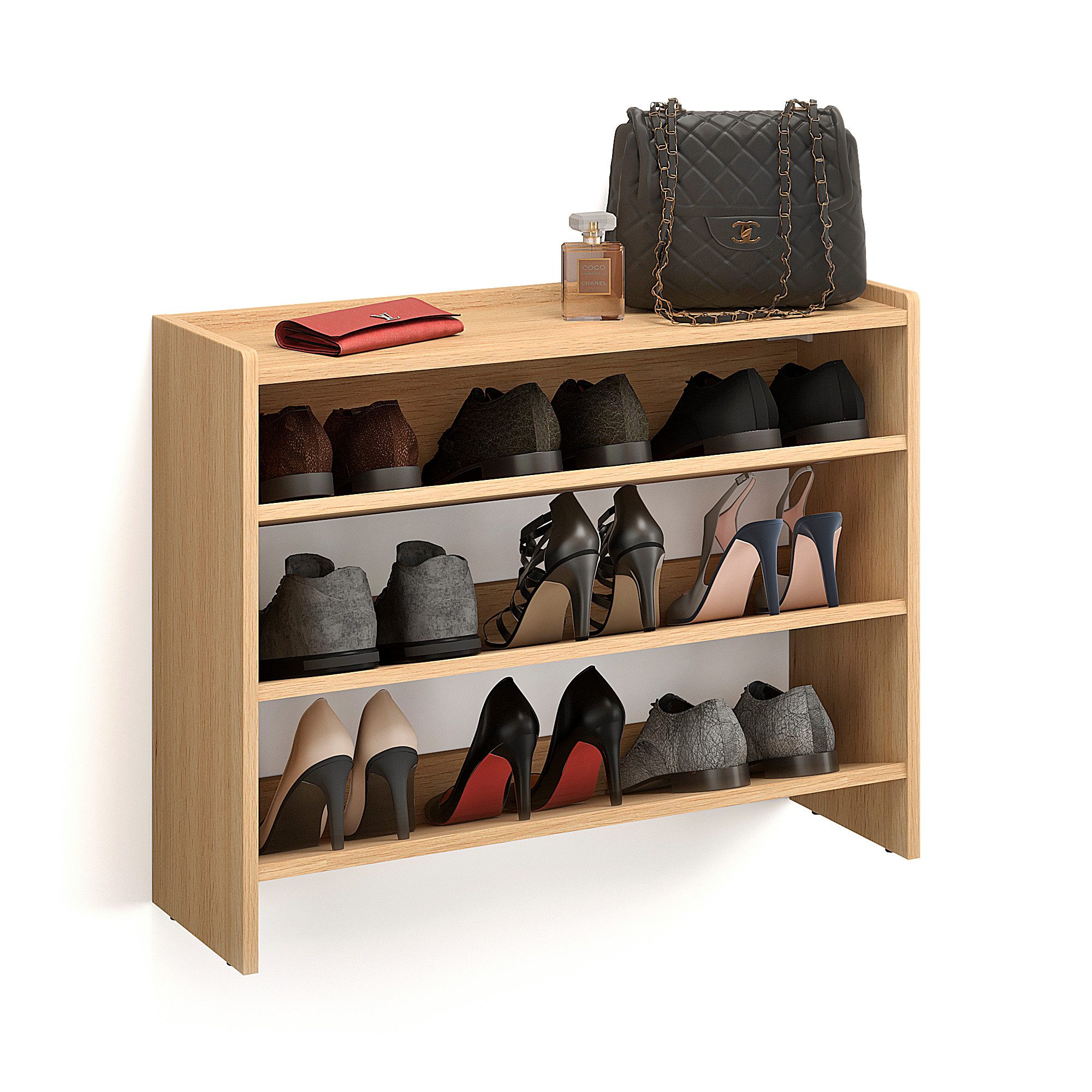 KOMTO Schuhregal Elexis 3 Schmal - günstig online kaufen