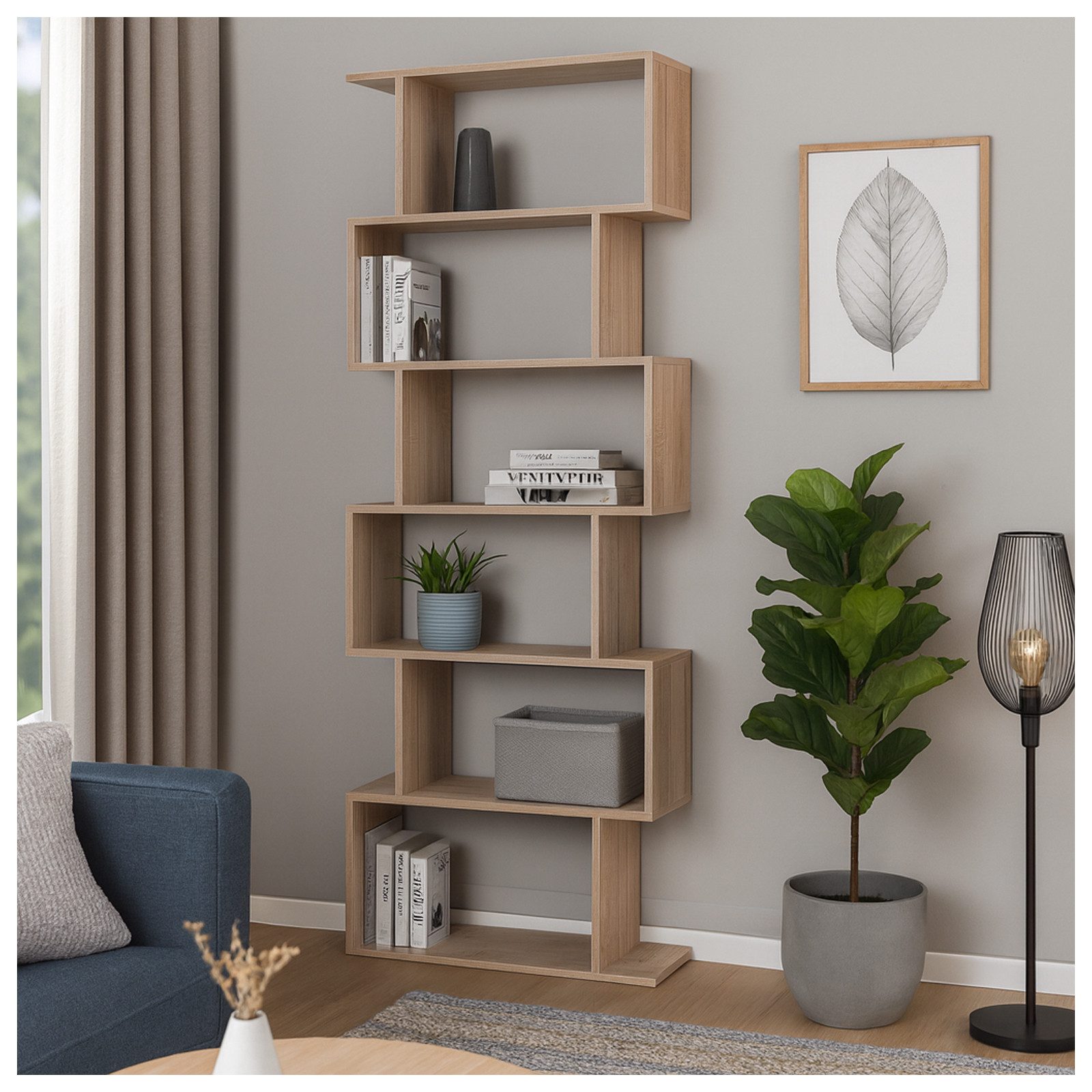 HTI-Living Standregal Regal Thekla 70189, Stück 1-tlg., Bücherregal Standre günstig online kaufen