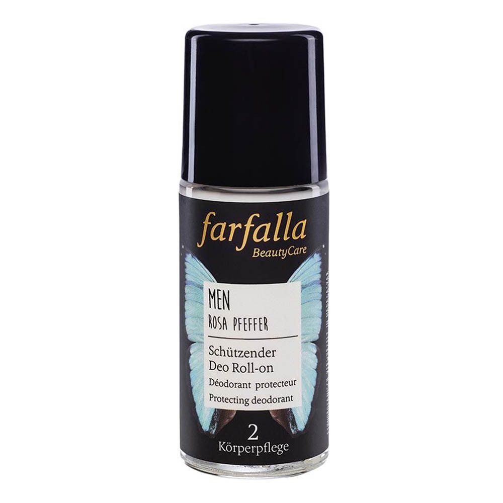 Farfalla Essentials AG Deo-Roller Men Rosa Pfeffer - Deo Roll-on 50ml