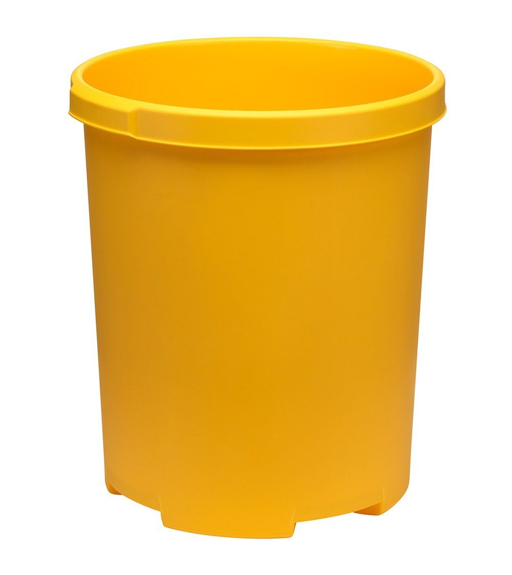 HAN Papierkorb 1 Papierkorb KLASSIK XXL Mülleimer 50L - gelb