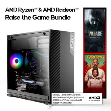 Hyrican Alpha 6637 PC-Set (AMD Ryzen 7 5800X, Radeon RX 6800, 16 GB RAM, 1500 GB SSD, Wasserkühlung)