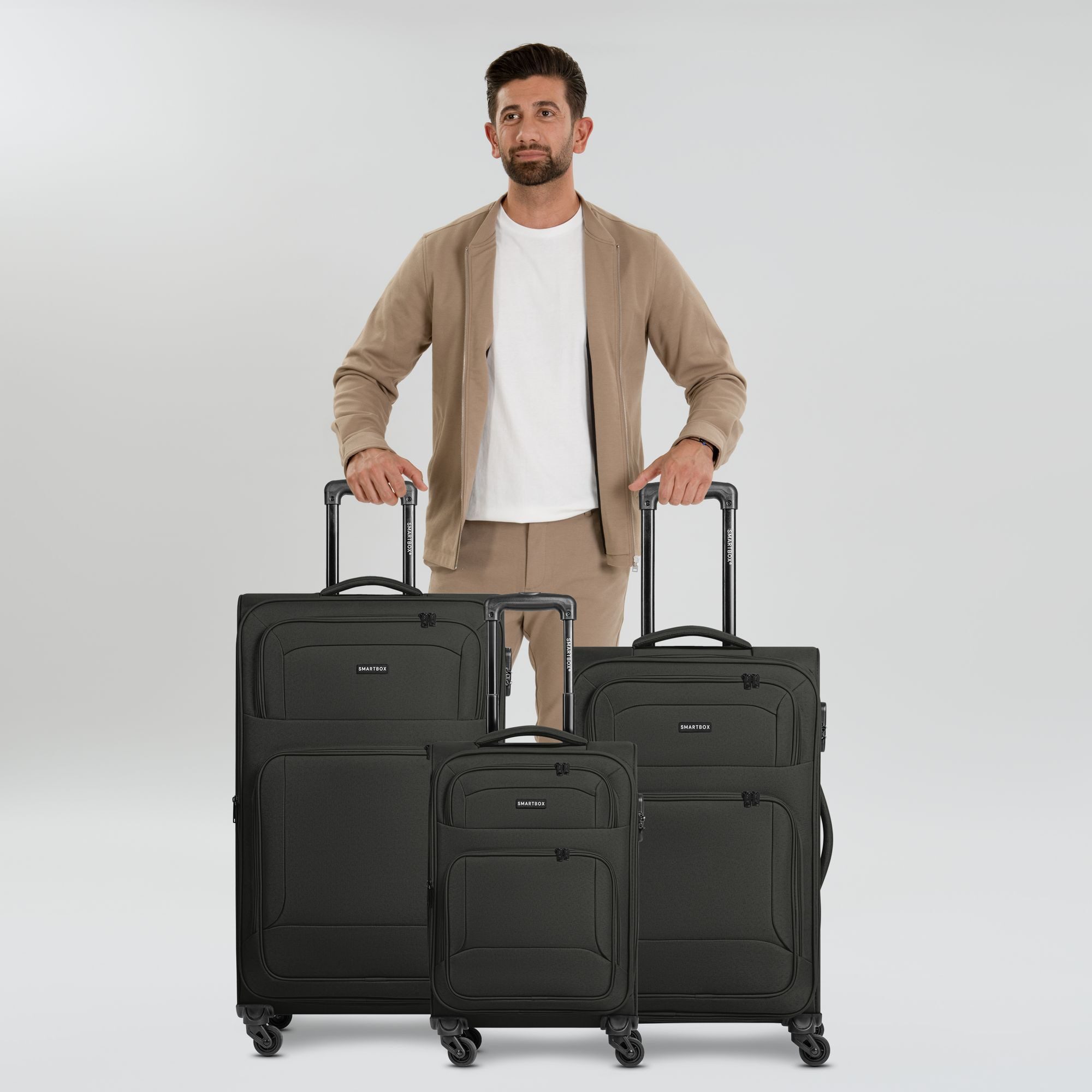 Smartbox Trolleyset Edition 04, 4 Rollen, (3-teilig, 3 tlg), Polyester günstig online kaufen