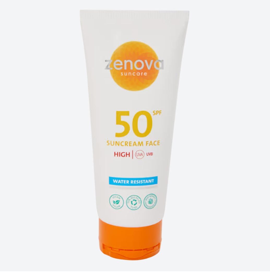 Sonnenschutzcreme Zenova Sonnencreme Gesicht LSF 50 100 ml