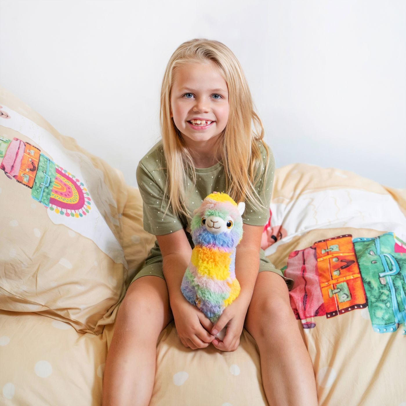 Little Monster Kinderbettwäsche Renforcé Bettwäsche 135x200 cm Alpaka Beige günstig online kaufen