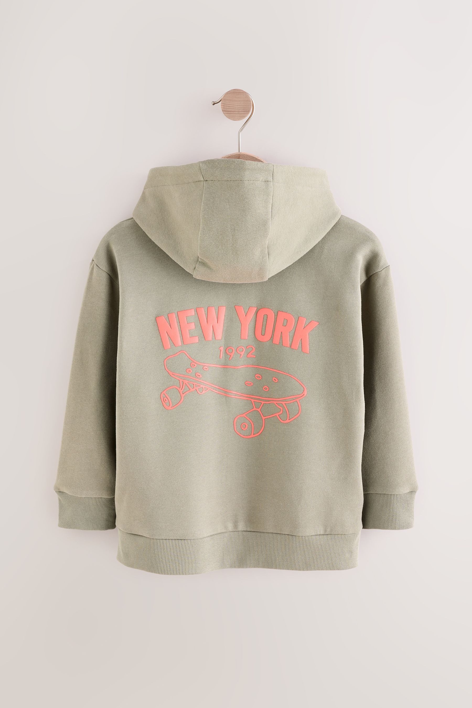 Next Kapuzenpullover Kapuzenjacke mit Grafik (1-tlg) günstig online kaufen