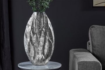 riess-ambiente Tischvase ORGANIC ORIENT 44cm silber (1 St), Wohnzimmer · Dekoration · Metall · Blumen